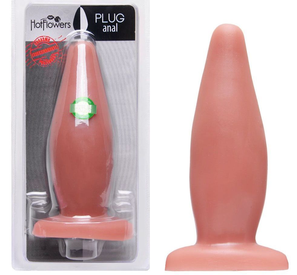 Plug anal Maciço 14,5x4,5 chocolate